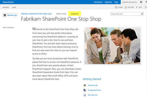 Sharepoint 2013 Helpdesk Site Available Sharepoint And Service