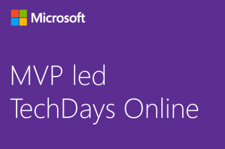 Don’t miss MVP led TechDays Online!